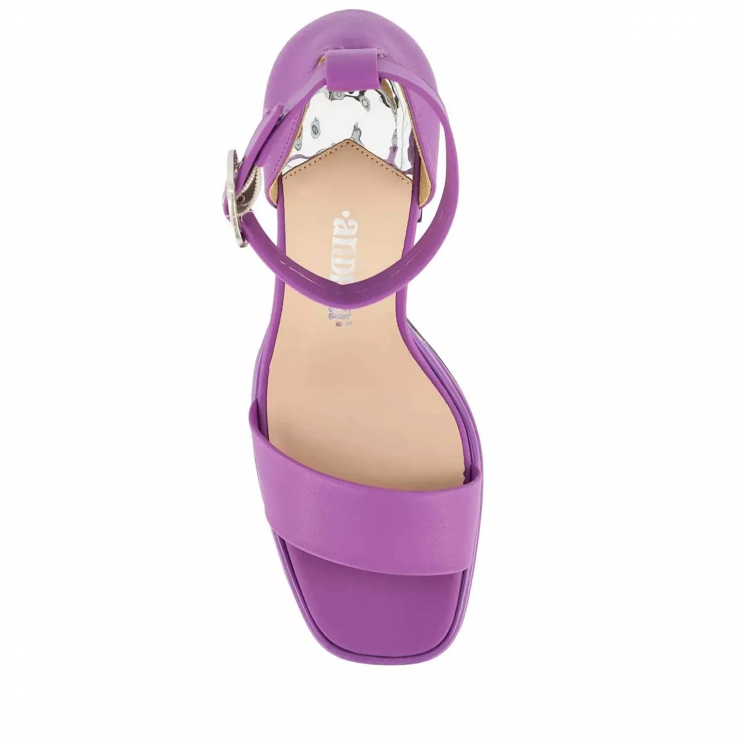 Andrea - Women's Ankle Strap Sandal With Round Buckle