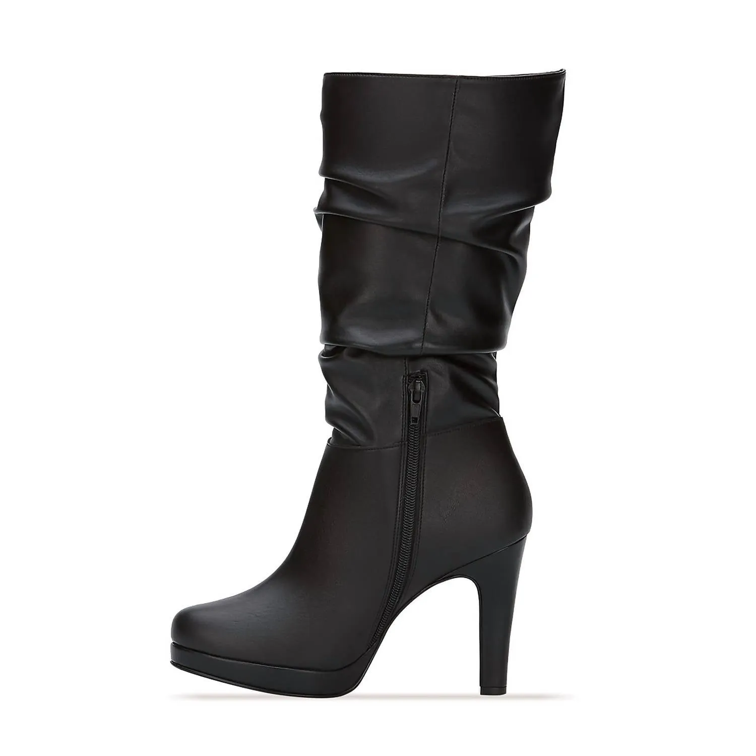 Andrea - Women's High Heel Tall Slouch Boots
