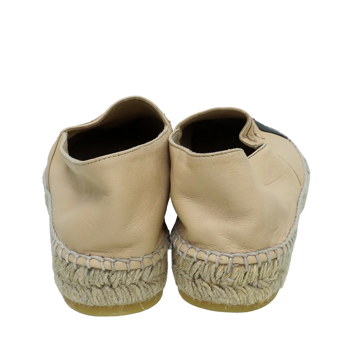 Chanel Bicolor CC Cap Toe Espadrille 39