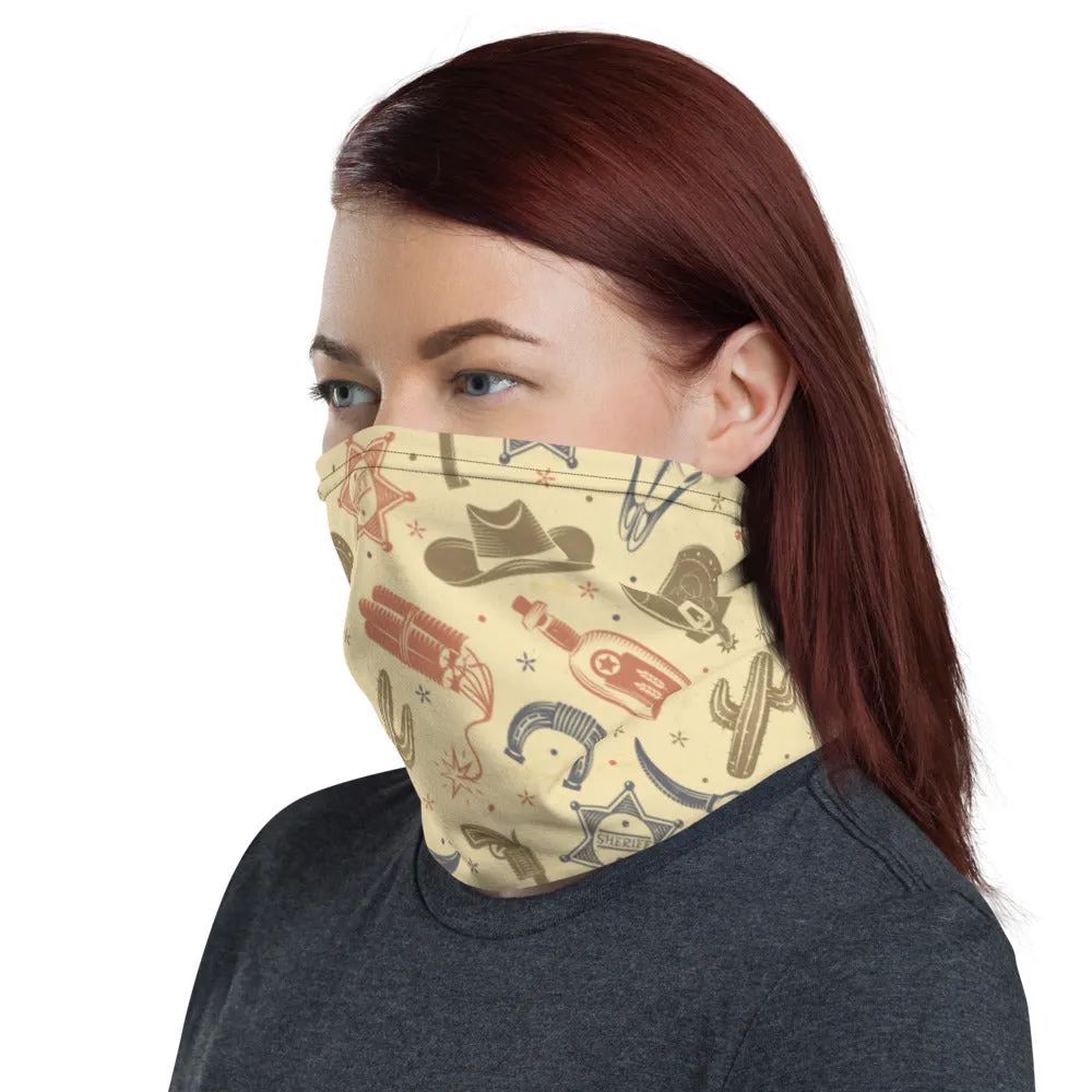 Cowboy Collage Neck Gaiter