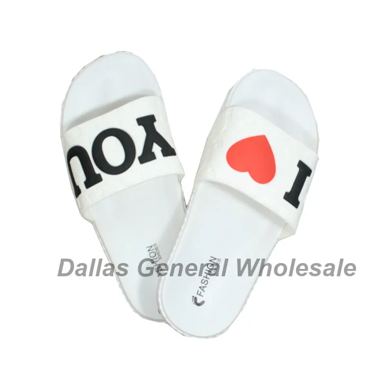 Girls Cute Slip On PVC Sandals Wholesale