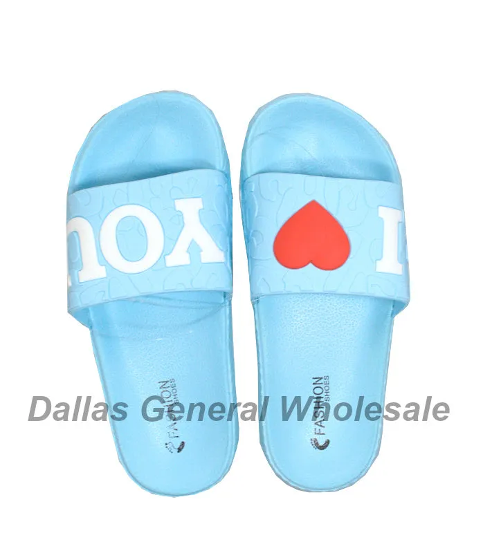 Girls Cute Slip On PVC Sandals Wholesale