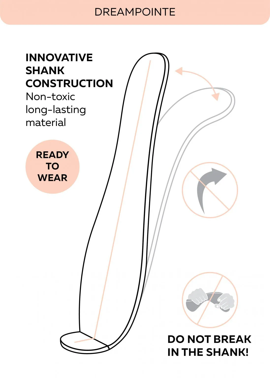 Grishko Dream Pointe Soft Flexible Pointe Shoes 1527