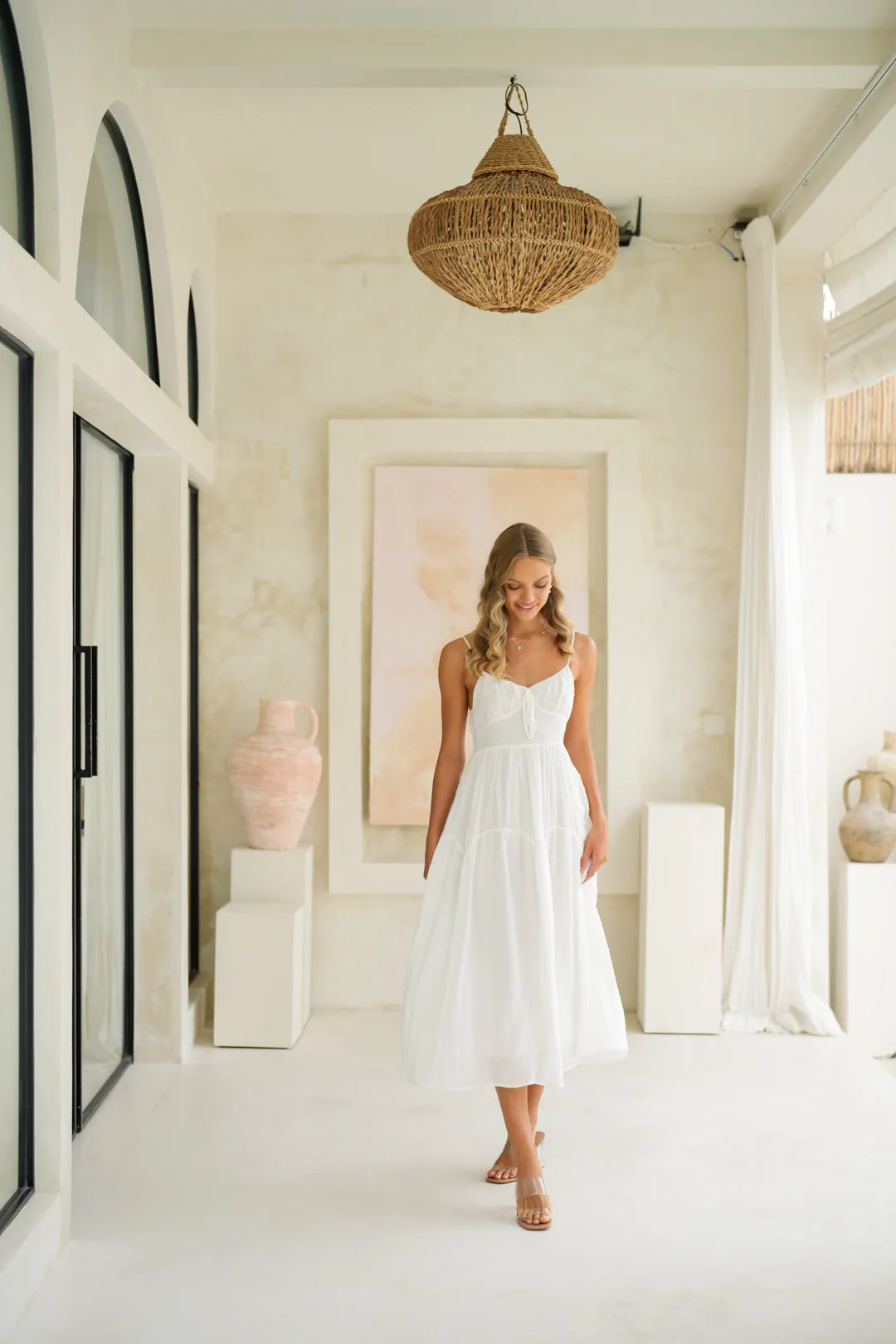 Keep It Simple Maxi Dress White