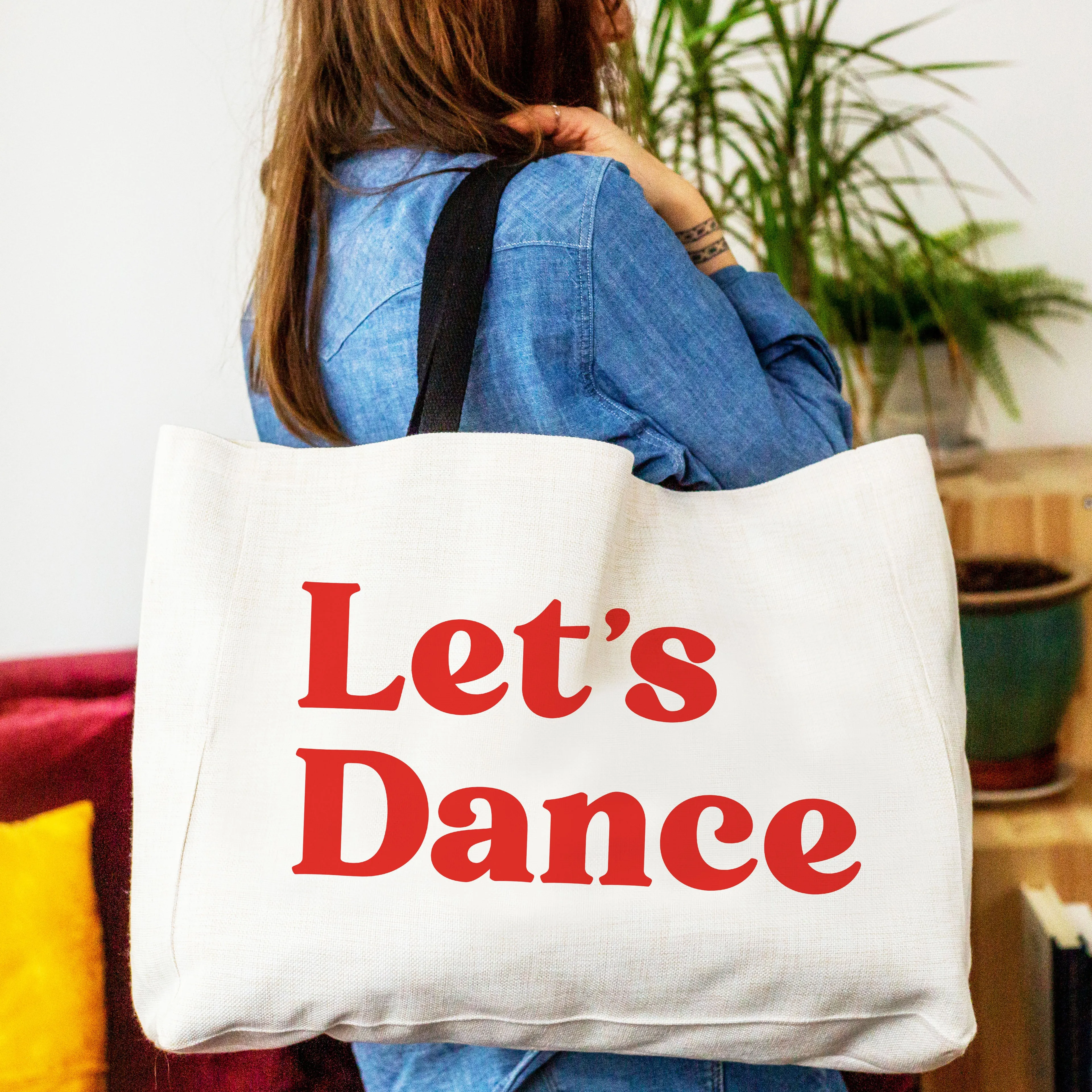Let's Dance Large Tote Bag
