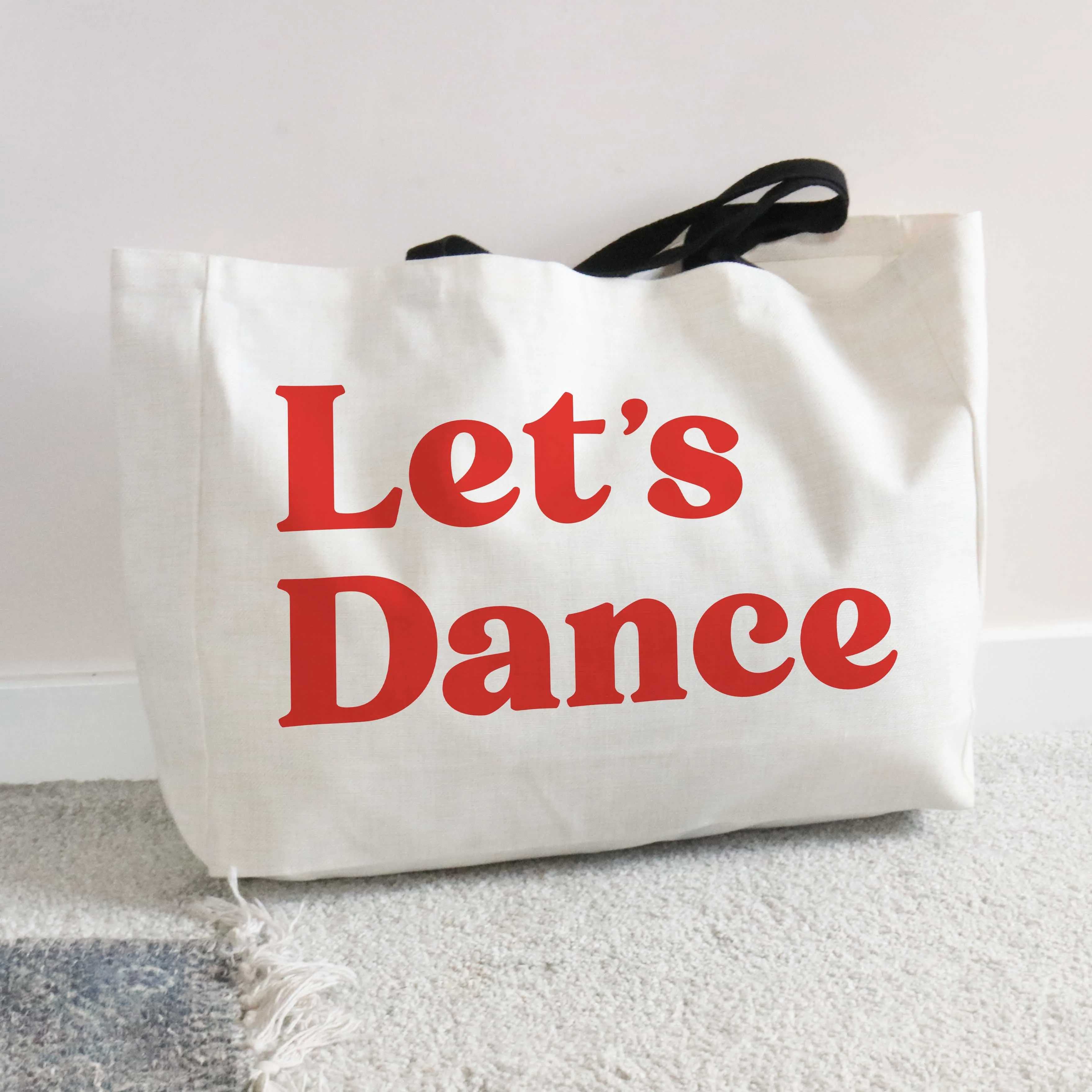 Let's Dance Large Tote Bag