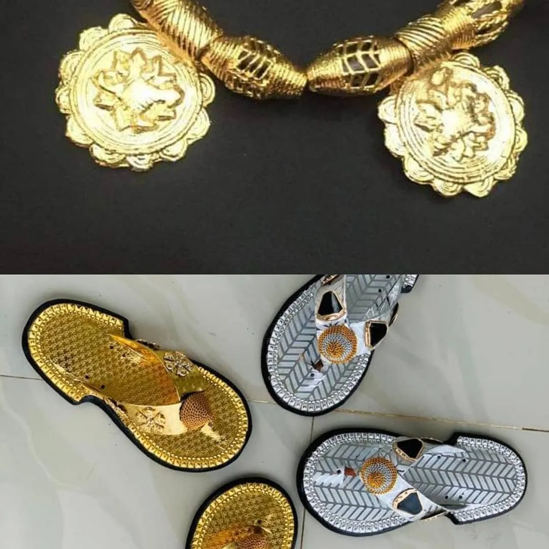 Marrying Ghana African Men's Royal Traditional Sandals AS5