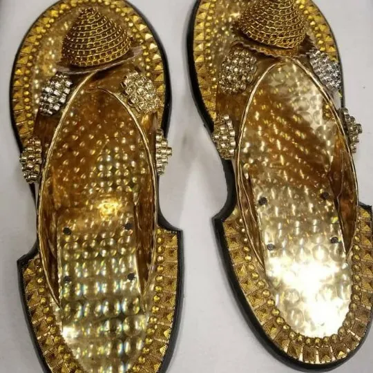 Marrying Ghana African Men's Royal Traditional Sandals AS5