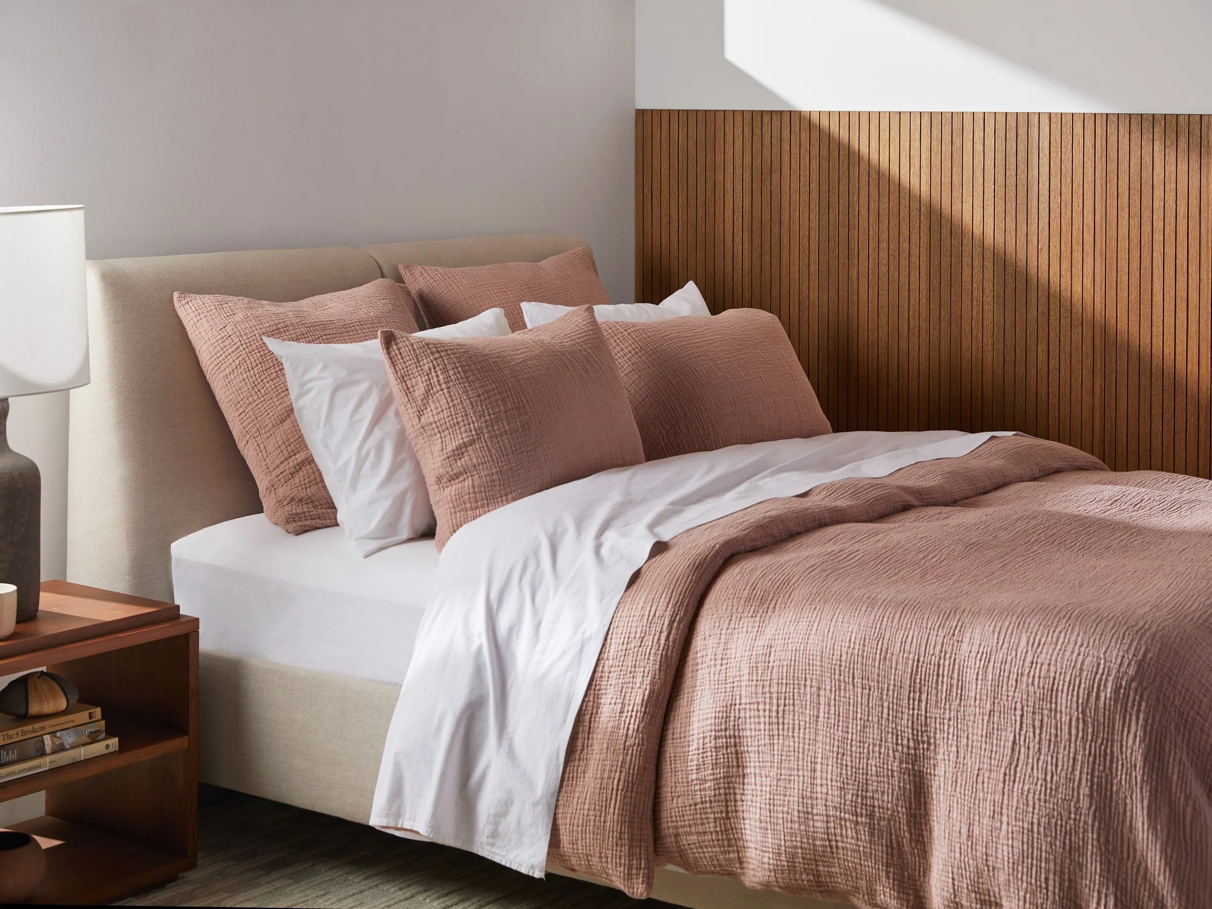 Organic Cloud Cotton Euro Sham (Clay)