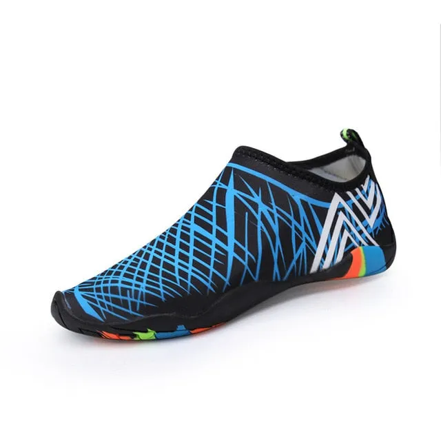 PLAYSWICH  Unisex Sneakers Swimming Shoes Quick-Drying Aqua Shoes Yoga Socks Slip-on for Men Women