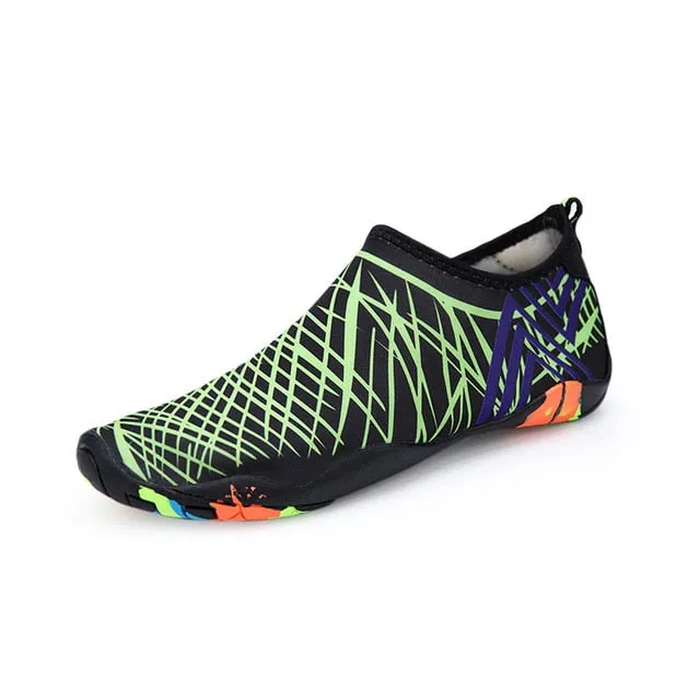 PLAYSWICH  Unisex Sneakers Swimming Shoes Quick-Drying Aqua Shoes Yoga Socks Slip-on for Men Women