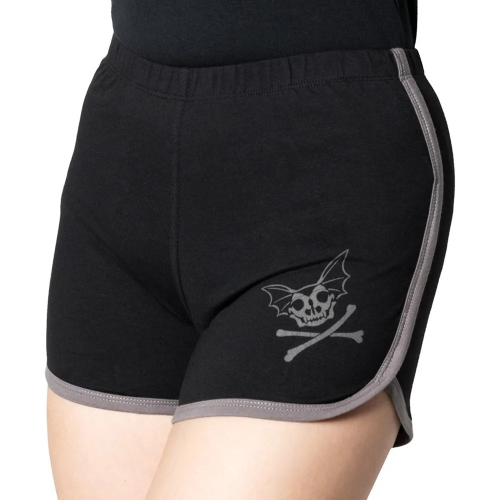 Skelli Bat Womens Running Shorts