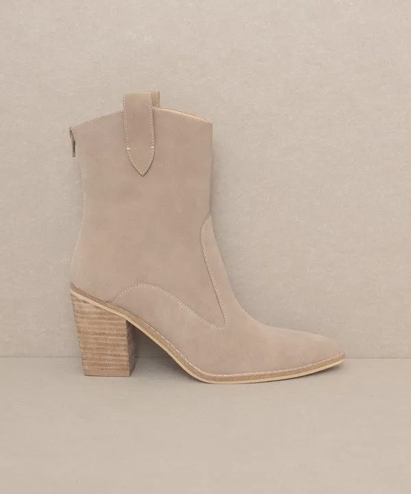 Stylish Two Paneled Western Fashion Shoes Boots