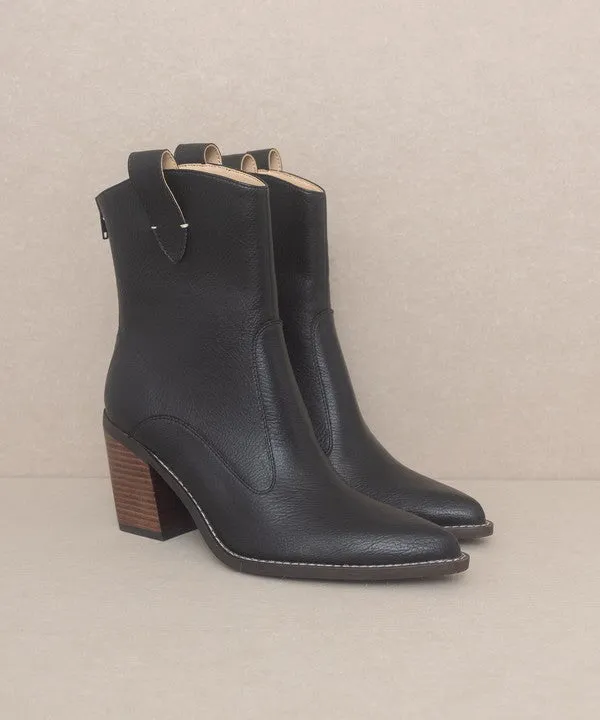 Stylish Two Paneled Western Fashion Shoes Boots