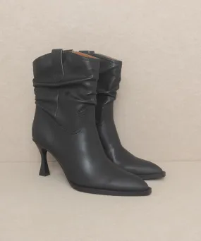 Stylish Western Inspired Slouch Fashion Shoes Boots