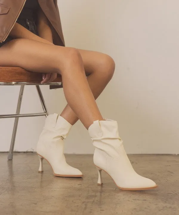 Stylish Western Inspired Slouch Fashion Shoes Boots
