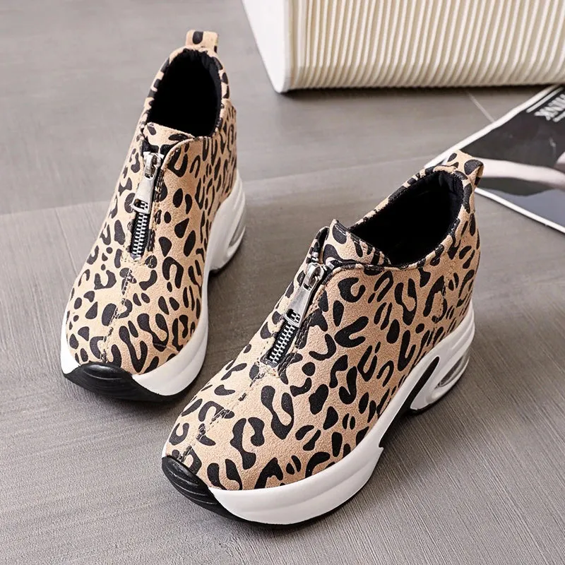 Women's Casual Wedge Basket Shoes