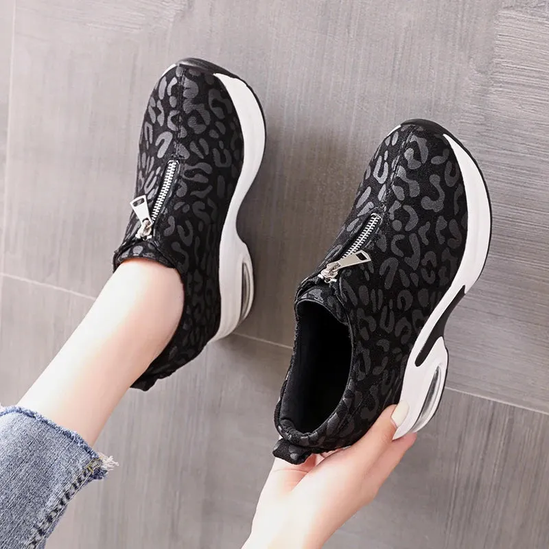 Women's Casual Wedge Basket Shoes